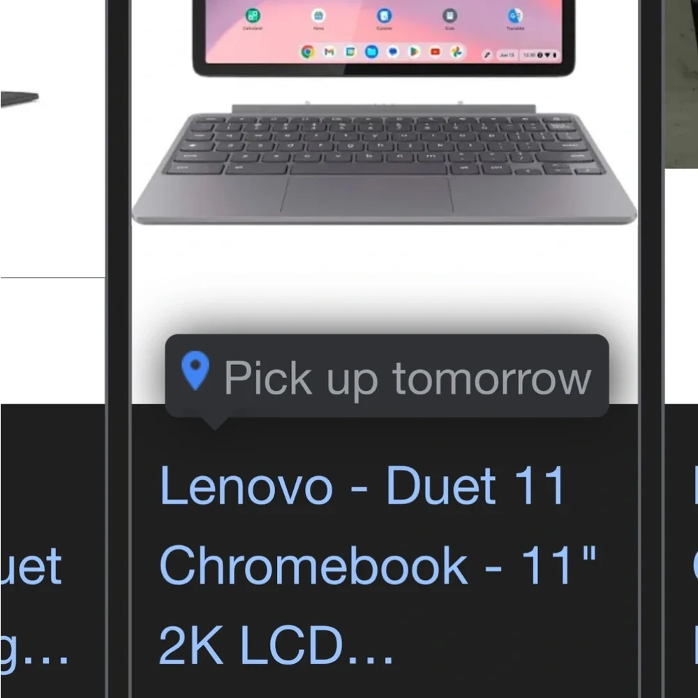 Black Chromebook Laptop